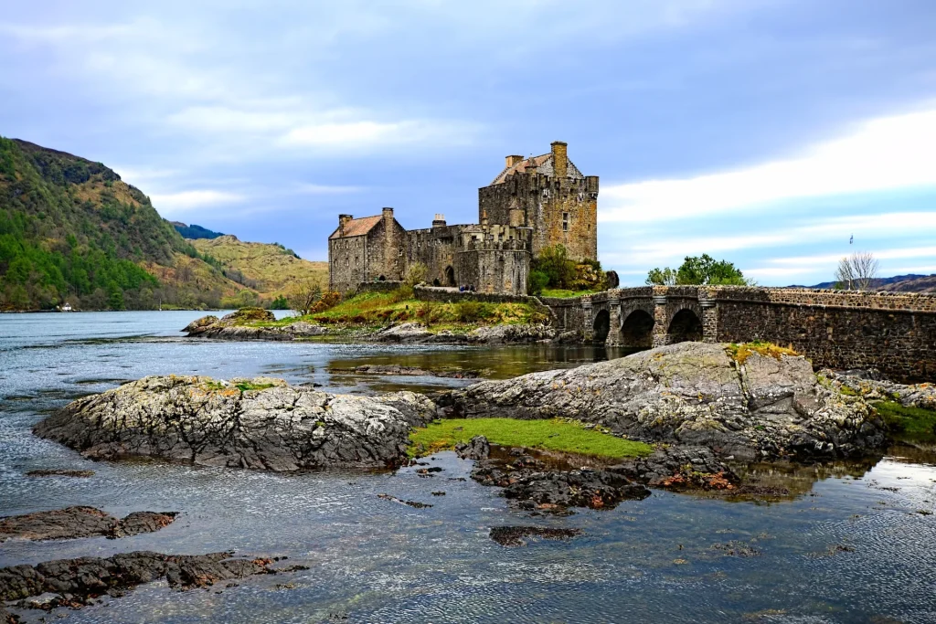 Castillo de Eilean Donan en las Tierras Altas de Escocia