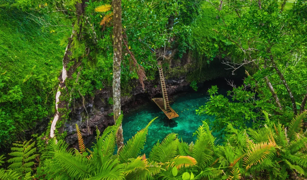 Piscina natural To Sua Ocean Trench en Upolu, Samoa