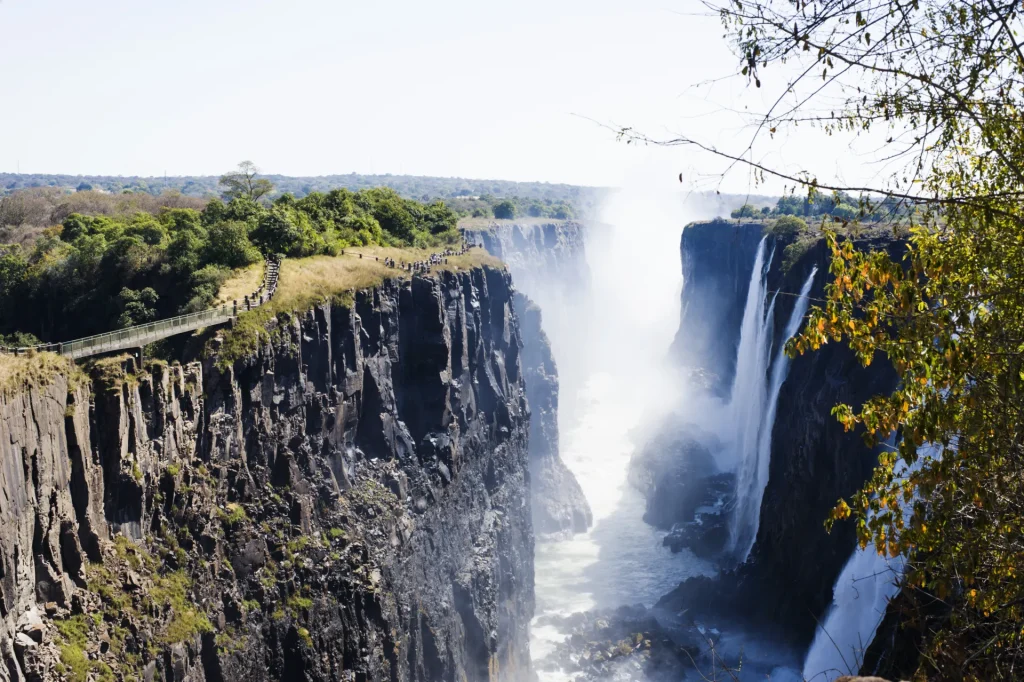 Cataratas Victoria vistas desde Zambia